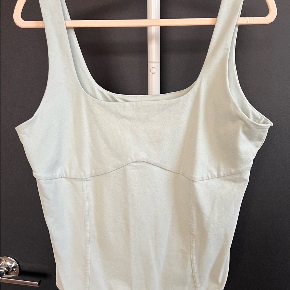 Women's Light Green Sleeveless Top